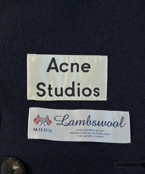 Acne Studios（アクネストゥディオズ）ピーコート 紺 サイズ:50(XL位) メンズ/2200625545148