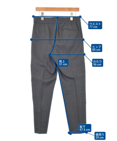 Acne Studios（アクネストゥディオズ）スラックス グレー サイズ:48(L位) メンズ/2200625721030