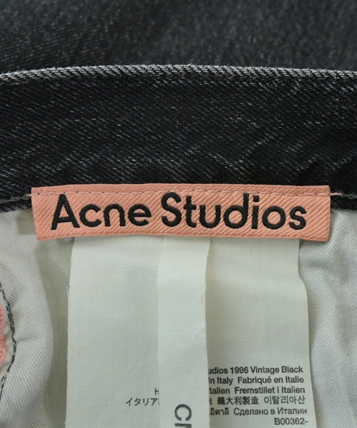 Acne Studios（アクネストゥディオズ）デニムパンツ 黒 サイズ:30(M位) メンズ/2200626337018