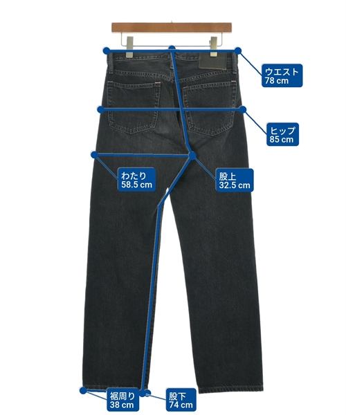 Acne Studios（アクネストゥディオズ）デニムパンツ 黒 サイズ:30(M位) メンズ/2200626337018