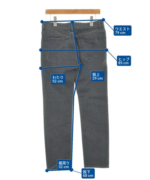 Acne Studios（アクネストゥディオズ）デニムパンツ 黒 サイズ:31(M位) メンズ/2200626635152