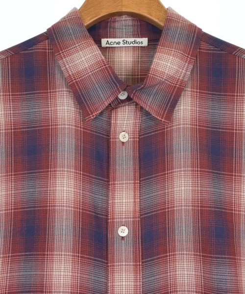 Acne Studios（アクネストゥディオズ）カジュアルシャツ 赤 サイズ:S メンズ/2200626949051