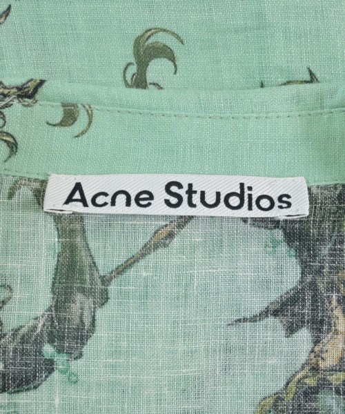 Acne Studios（アクネストゥディオズ）カジュアルシャツ 緑 サイズ:44(S位) メンズ/2200626949068