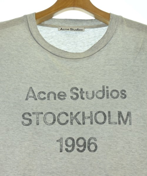 Acne Studios（アクネストゥディオズ）Tシャツ・カットソー グレー サイズ:L メンズ/2200627023033
