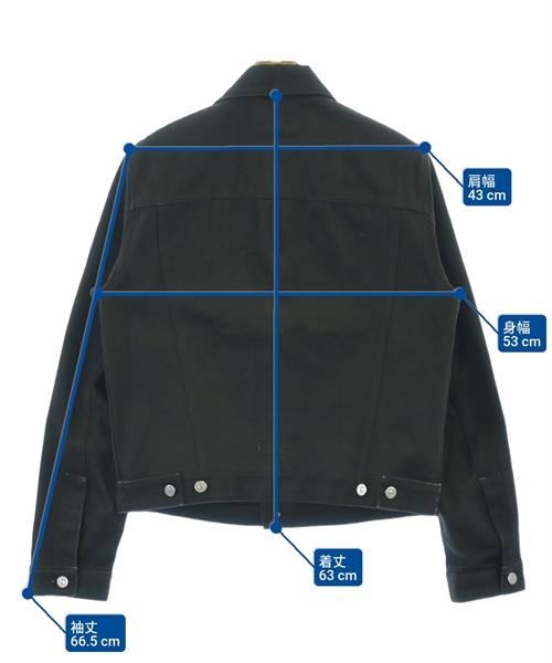 Acne Studios（アクネストゥディオズ）デニムジャケット 黒 サイズ:44(S位) メンズ/2200627770012