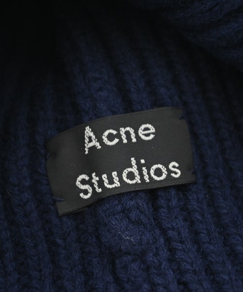 Acne Studios（アクネストゥディオズ）ニットキャップ・ビーニー 紺 サイズ:- メンズ/2200628819024