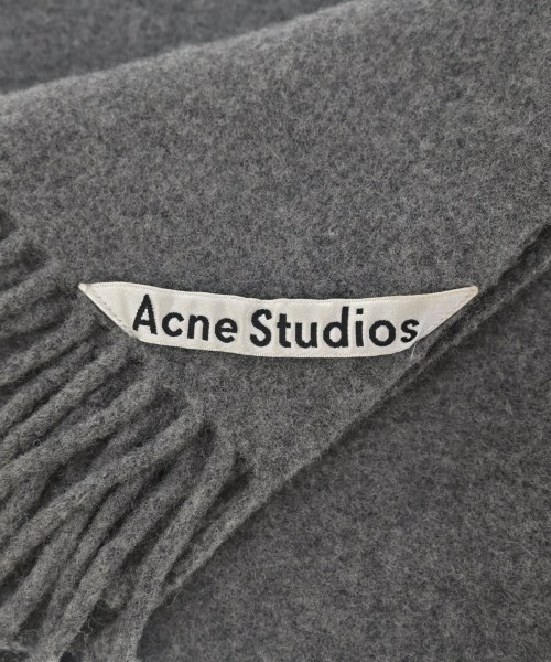 Acne Studios（アクネストゥディオズ）マフラー グレー サイズ:280x25cm メンズ/2200629261013