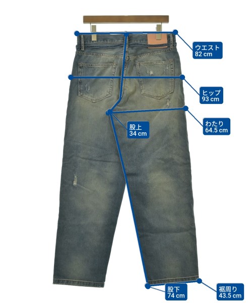 Acne Studios（アクネストゥディオズ）デニムパンツ 青 サイズ:29(S位) メンズ/2200629455153