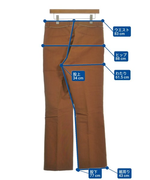 Acne Studios（アクネストゥディオズ）スラックス 茶 サイズ:48(L位) メンズ/2200629514096
