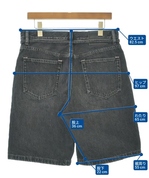 Acne Studios（アクネストゥディオズ）ショートパンツ 黒 サイズ:30(M位) メンズ/2200629589063