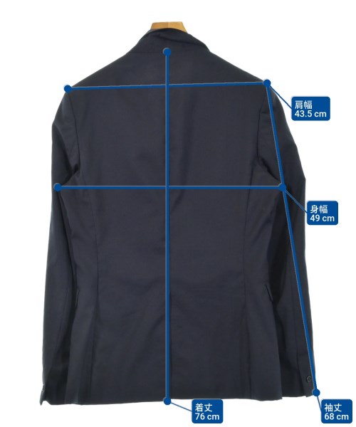 Acne Studios（アクネストゥディオズ）テーラードジャケット 紺 サイズ:48(L位) メンズ/2200631375043