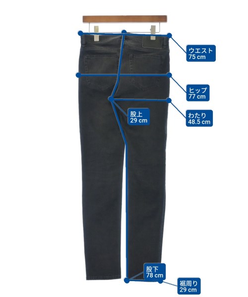Acne Studios（アクネストゥディオズ）デニムパンツ 黒 サイズ:29(S位) メンズ/2200631553038