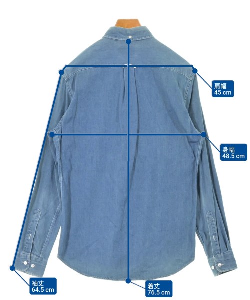 Acne Studios（アクネストゥディオズ）カジュアルシャツ 青 サイズ:46(M位) メンズ/2200631582038