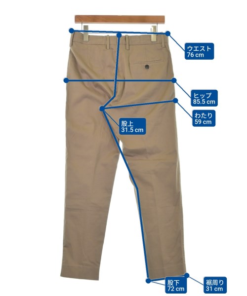 Acne Studios（アクネストゥディオズ）スラックス ベージュ サイズ:46(M位) メンズ/2200631961024