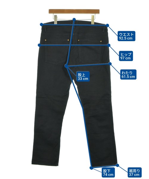 Acne Studios（アクネストゥディオズ）デニムパンツ 黒 サイズ:36(XXL位) メンズ/2200619685263