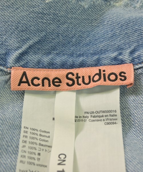 Acne Studios（アクネストゥディオズ）デニムジャケット 青 サイズ:S/M メンズ/2200632428014