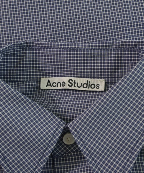 Acne Studios（アクネストゥディオズ）カジュアルシャツ 紺 サイズ:46(M位) メンズ/2200633784287