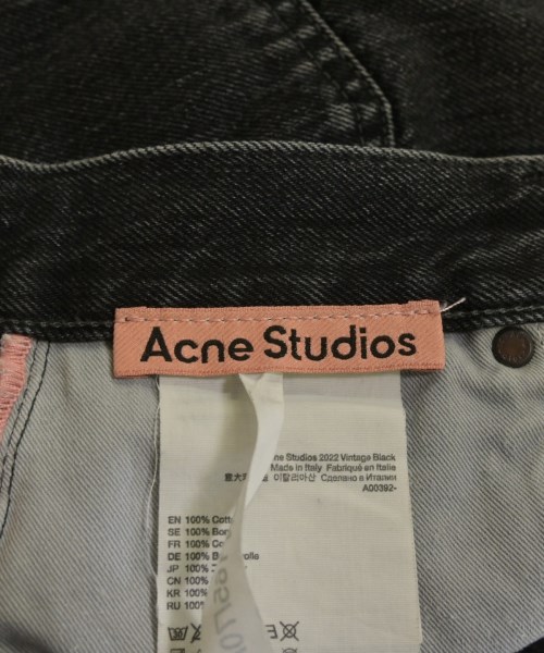 Acne Studios（アクネストゥディオズ）デニムパンツ 黒 サイズ:28(S位) メンズ/2200610036019