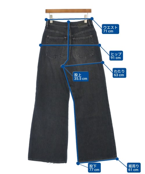 Acne Studios（アクネストゥディオズ）デニムパンツ 黒 サイズ:28(S位) メンズ/2200610036019