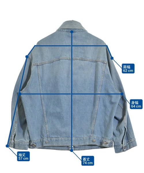 Acne Studios（アクネストゥディオズ）デニムジャケット 青 サイズ:XXS/XS メンズ/2200607666014