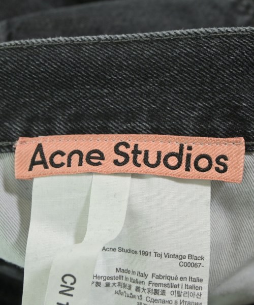 Acne Studios（アクネストゥディオズ）デニムパンツ 黒 サイズ:32(L位) メンズ/2200610300011