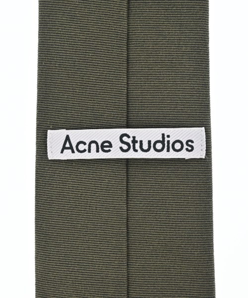 Acne Studios（アクネストゥディオズ）ネクタイ カーキ サイズ:- メンズ/2200610591112