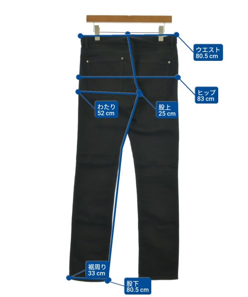 Acne Studios（アクネストゥディオズ）デニムパンツ 黒 サイズ:31/32(M位) メンズ/2200611366191