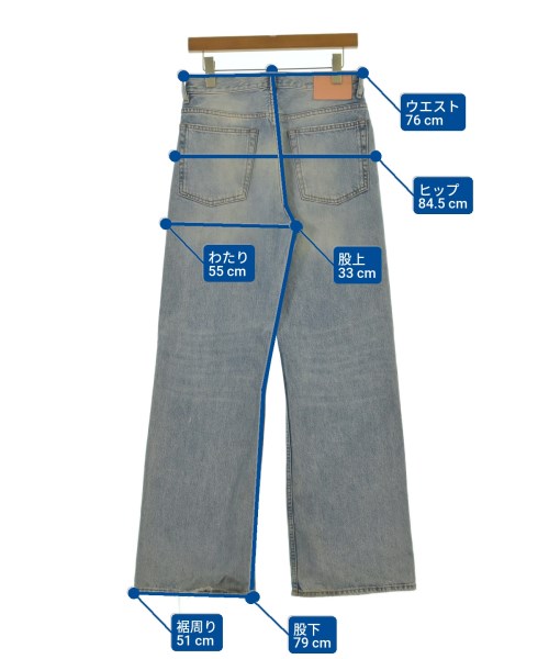 Acne Studios（アクネストゥディオズ）デニムパンツ 青 サイズ:28(S位) メンズ/2200612475076