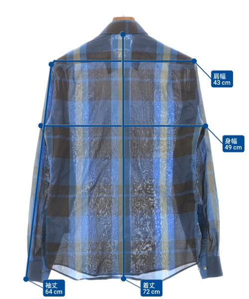 Acne Studios（アクネストゥディオズ）カジュアルシャツ 青 サイズ:-(M位) メンズ/2200607911022
