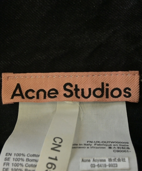 Acne Studios（アクネストゥディオズ）デニムジャケット 黒 サイズ:XS メンズ/2200613170017