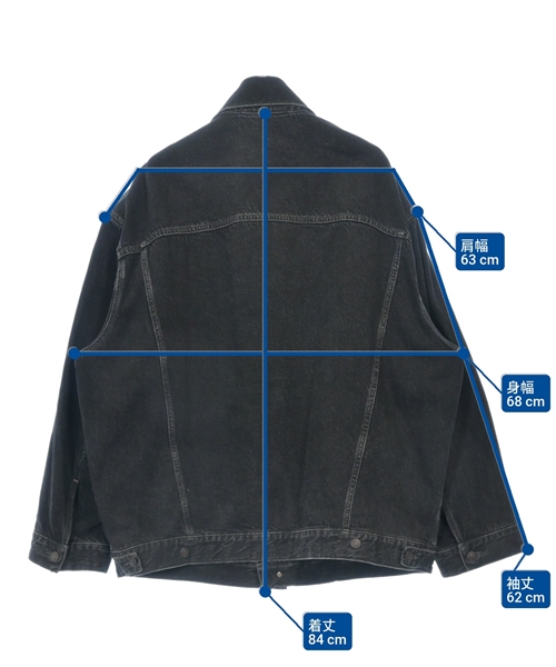Acne Studios（アクネストゥディオズ）デニムジャケット 黒 サイズ:XS メンズ/2200613170017