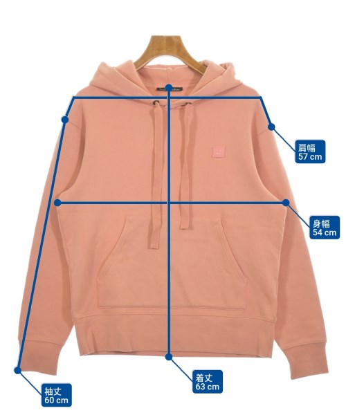 Acne Studios（アクネストゥディオズ）パーカー ピンク サイズ:S メンズ/2200602375089
