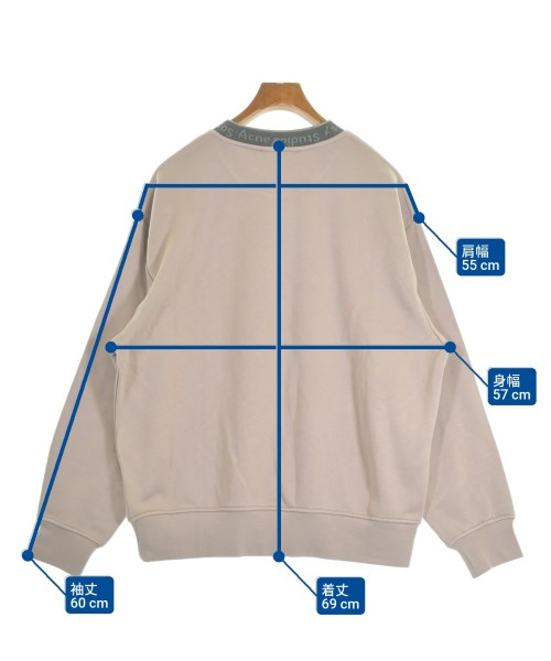 Acne Studios（アクネストゥディオズ）スウェット ベージュ サイズ:XS メンズ/2200615225029