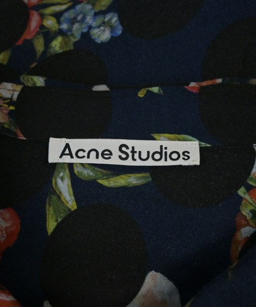 Acne Studios（アクネストゥディオズ）カジュアルシャツ 紺 サイズ:44(S位) メンズ/2200615924052