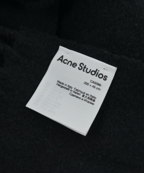Acne Studios（アクネストゥディオズ）ストール 黒 サイズ:- メンズ/2200616110010