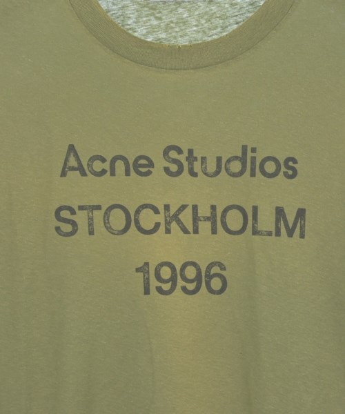 Acne Studios（アクネストゥディオズ）Tシャツ・カットソー カーキ サイズ:M メンズ/2200618195022