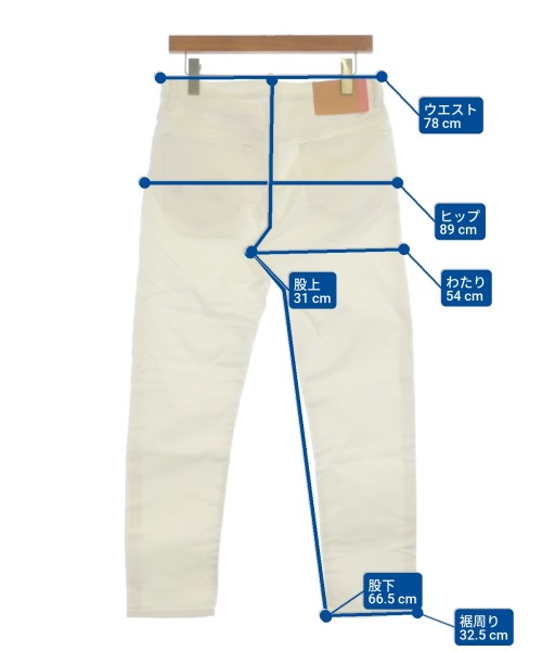 Acne Studios（アクネストゥディオズ）デニムパンツ 白 サイズ:30(M位) メンズ/2200619019099