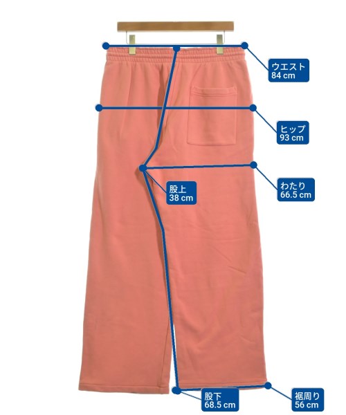 Acne Studios（アクネストゥディオズ）スウェットパンツ ピンク サイズ:M メンズ/2200620207041