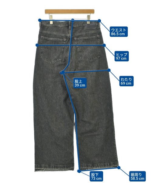 Acne Studios（アクネストゥディオズ）デニムパンツ 黒 サイズ:31(M位) メンズ/2200609252208