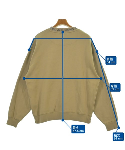 Acne Studios（アクネストゥディオズ）スウェット ベージュ サイズ:M メンズ/2200609297018
