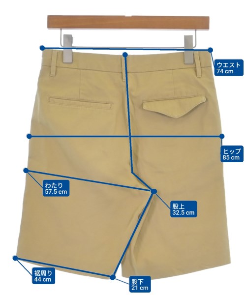 Acne Studios（アクネストゥディオズ）ショートパンツ ベージュ サイズ:44(S位) メンズ/2200563475026