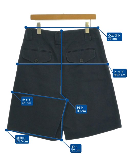 Acne Studios（アクネストゥディオズ）ショートパンツ 紺 サイズ:48(L位) メンズ/2200666921109