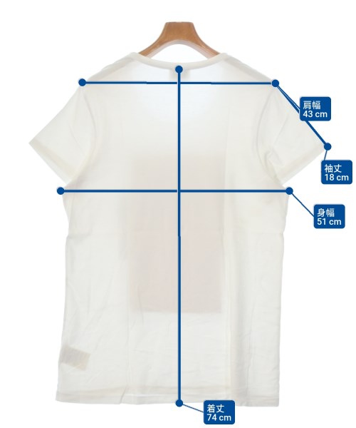 Acne Studios（アクネストゥディオズ）Tシャツ・カットソー 白 サイズ:L メンズ/2200672997181