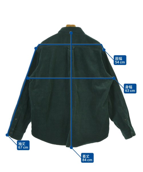 Acne Studios（アクネストゥディオズ）カジュアルシャツ 緑 サイズ:S メンズ/2200673384027