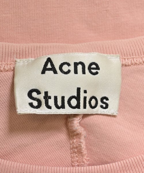 Acne Studios（アクネストゥディオズ）Tシャツ・カットソー ピンク サイズ:S メンズ/2200680102065