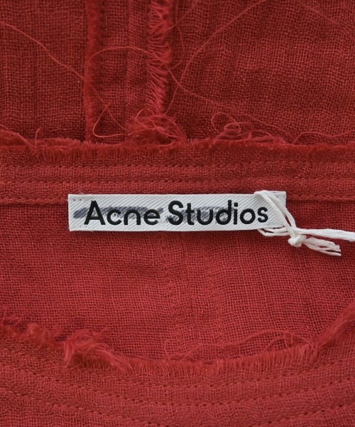Acne Studios（アクネストゥディオズ）カジュアルシャツ 赤 サイズ:46(M位) メンズ/2200680061027