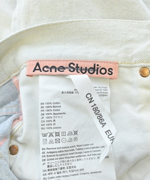 Acne Studios（アクネストゥディオズ）デニムパンツ 白 サイズ:31(M位) メンズ/2200680061041