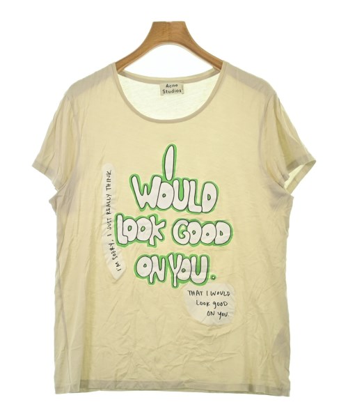 Acne Studios(アクネストゥディオズ)Tシャツ・カットソー ベージュ サイズ:M/2200682078061