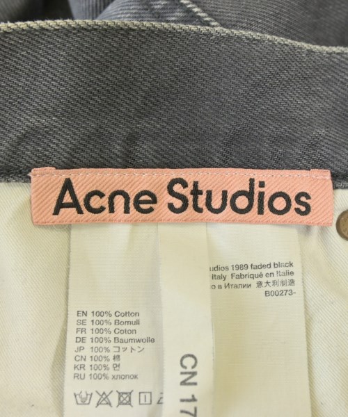 Acne Studios（アクネストゥディオズ）デニムパンツ 黒 サイズ:28(S位) メンズ/2200682111034