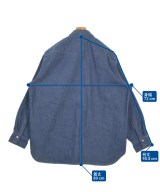Acne Studios（アクネストゥディオズ）カジュアルシャツ 紺 サイズ:52(XL位) メンズ/2200694042043